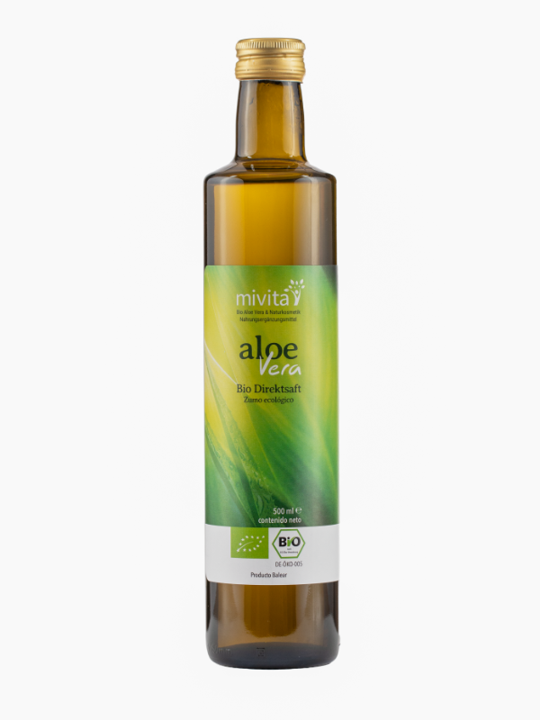 6 x Bio Aloe Vera Direktsaft 500 ml von der BIO Farm Mallorca
